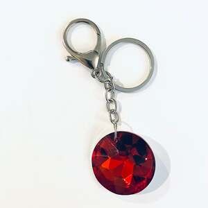 Ruby Red Bauble Keychain